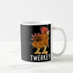 Twerkey Twerking Truthahn Spaß Tanzender Truthahn  Kaffeetasse