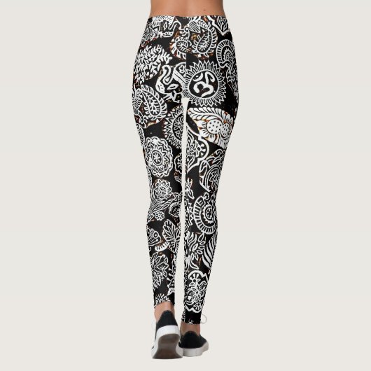 Twerking Modelle Leggings (Rückseite)