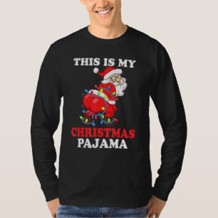 Twerking Santa Claus Garland Das ist meine Weihnac T-Shirt