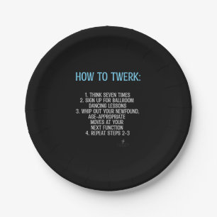 Twerking Tutorial - NICHT! 7 Zoll Pappteller