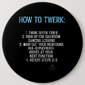 Twerking Tutorial - NICHT! Button (Vorderseite)