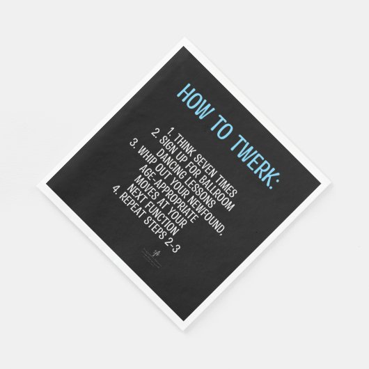 Twerking Tutorial - NICHT! Serviette (Ecke)