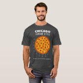 twHistory Regional Pizza Chicago Tavern Style T-Shirt (Vorne ganz)