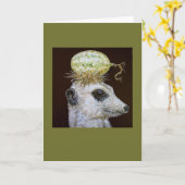 /Twi die meerkat-Karte Karte (Gelbe Blume)