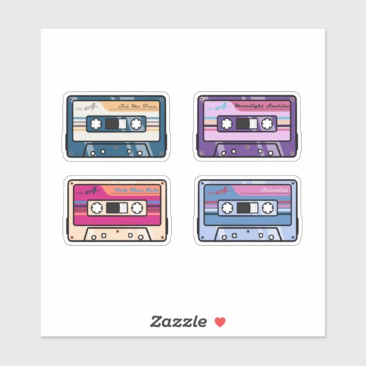TWICE Cassette Tapes Sticker Pack ver.1 (Blatt)