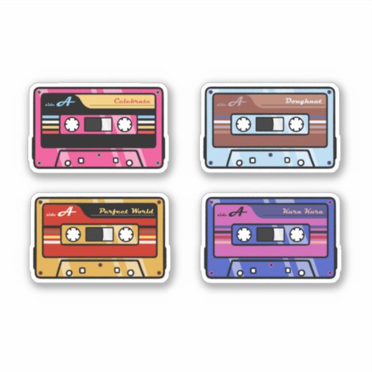 TWICE Cassette Tapes Sticker Pack ver.4 (Vorderseite)
