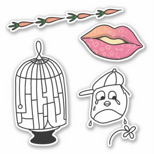 TWICE Chaeyoung Tattoos Sticker Pack ver.2 (Vorderseite)