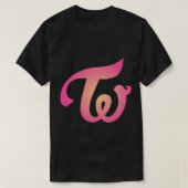 Twice Logo - Original Sticker T-Shirt (Design vorne)
