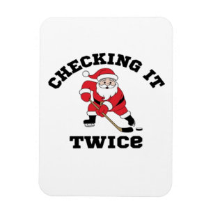 Twice Santa überprüfen Magnet