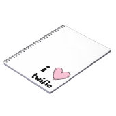 Twific rosa NOTIZBUCH I <3 Notizblock (Linke Seite)