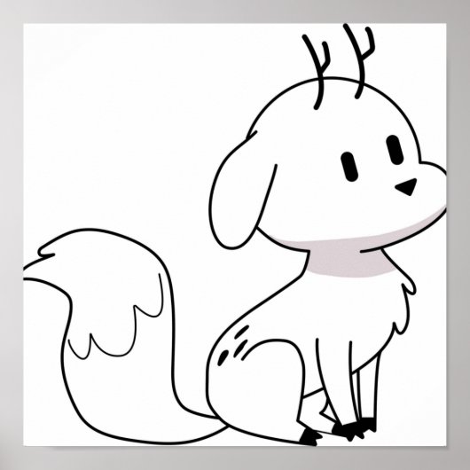 Twig Deerfox Hilda Poster (Vorne)