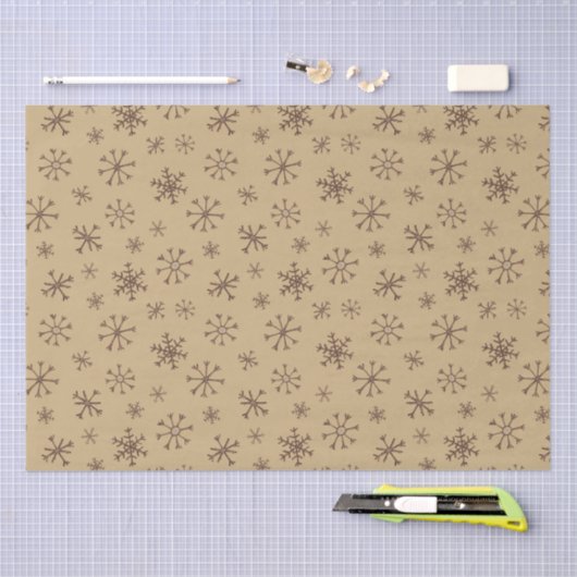 Twig Snowflakes Tissue Paper Seidenpapier (Handwerk)