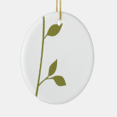 Twig und Leaf Keramikornament (Rechts)