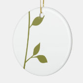 Twig und Leaf Keramikornament (Links)