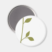 Twig und Leaf Magnet (Vorderseite/Rückseite)