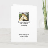 Twiga Masai (Masai-Giraffe) Karte (Rückseite)