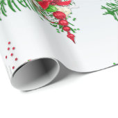 Twigs und Candy Cane Geschenkpapier (Rolleneckpunkt)