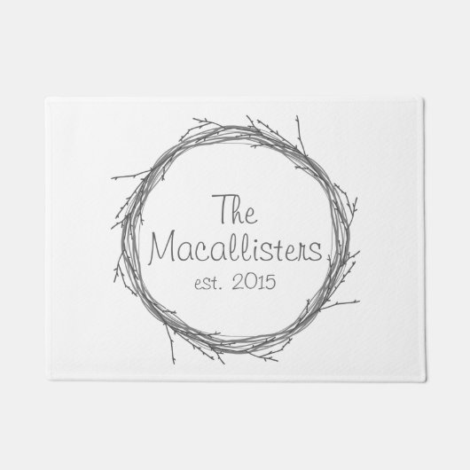 Twigs & Vines Fußmatte (Vorderseite)