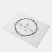 Twigs & Vines Fußmatte (Schrägansicht)