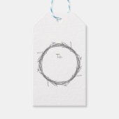 Twigs & Vines Geschenkanhänger (Vorderseite)