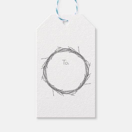 Twigs & Vines Geschenkanhänger (Vorderseite)