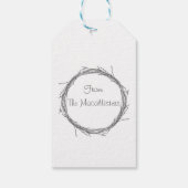 Twigs & Vines Geschenkanhänger (Rückseite)