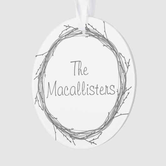 Twigs & Vines Ornament (Vorderseite)