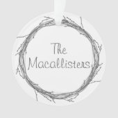 Twigs & Vines Ornament (Vorderseite)