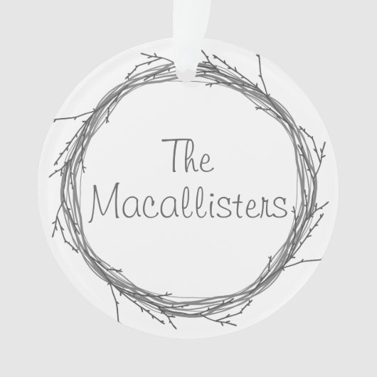 Twigs & Vines Ornament (Vorderseite)