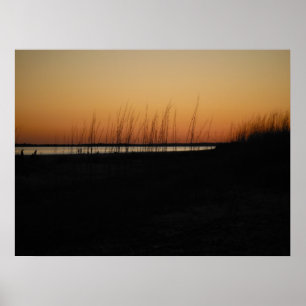 Twilgiht auf Sullivan's Island, South Carolina Poster