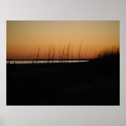 Twilgiht auf Sullivan's Island, South Carolina Poster (Vorne)