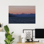 Twilgiht on Lake Pukaki Poster (Heimbüro)