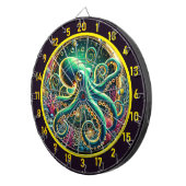 Twilight Abyss Octopus Dartboard Dartscheibe (Vorderseite rechts)