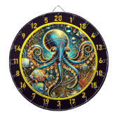 Twilight Abyss Octopus Dartboard Dartscheibe (vorne)