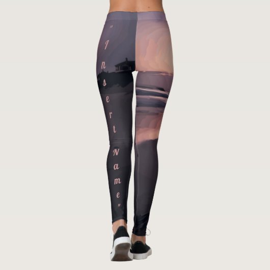 Twilight am Meer Leggings (Rückseite)