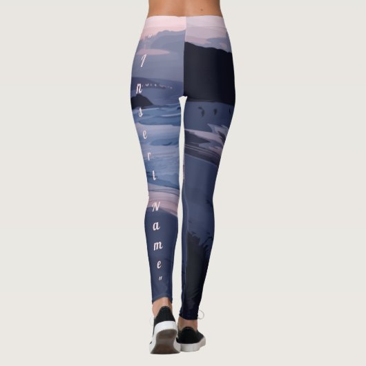 Twilight am Meer Leggings (Rückseite)