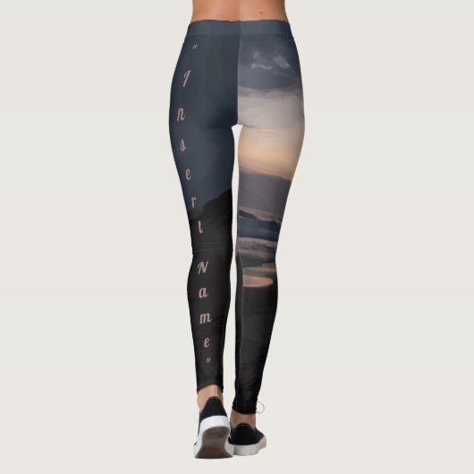 Twilight am Meer Leggings (Rückseite)