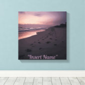 Twilight am Meer Leinwanddruck (Insitu (Holzboden))