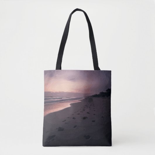 Twilight am Meer Tasche (Vorderseite)