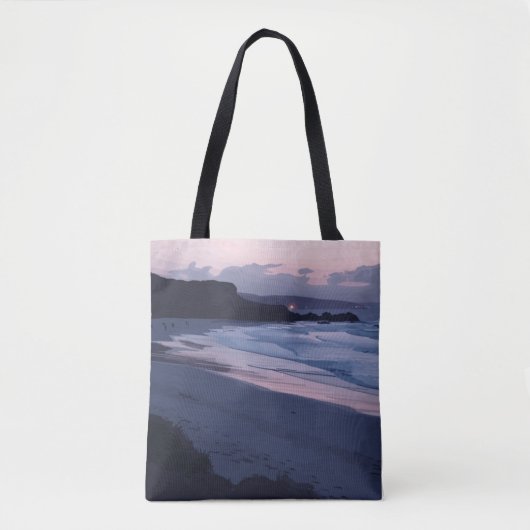 Twilight am Meer Tasche (Vorderseite)
