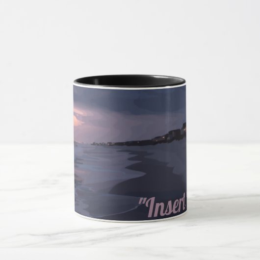 Twilight am Meer Tasse (Zentrum)
