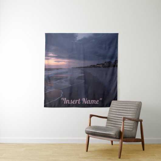 Twilight am Meer Wandteppich (Beispiel)
