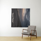 Twilight am Meer Wandteppich (Beispiel (Horizontal))