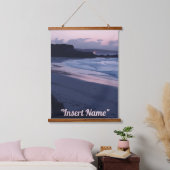 Twilight am Meer Wandteppich Mit Holzrahmen (Schlafzimmer)