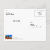 Twilight am Park Central Square Postkarte (Rückseite)