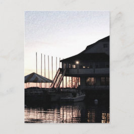 Twilight am See, Kingston, Ontario Postkarte