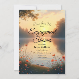 Twilight am See Whispers am Wasser Einladung