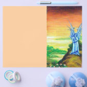 TWILIGHT ANGEL pinkfarben, lila weiß braun Flyer (Einzeln)