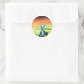 TWILIGHT ANGEL RUNDER AUFKLEBER (Tasche)