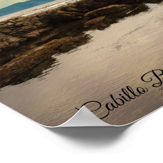 Twilight at the Tide Pools at Cabrillo Beach Poster (Ecke)